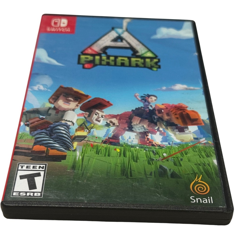 PixARK Nintendo Switch Physical Game Snail Games ESRB Teen Sandbox Survival